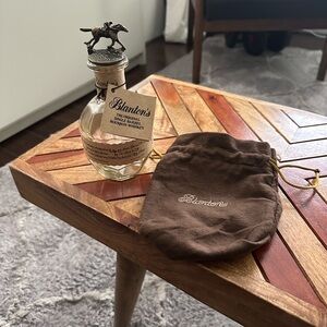 Blanton's Bourbon Bottle with Brown Pouch (empty)